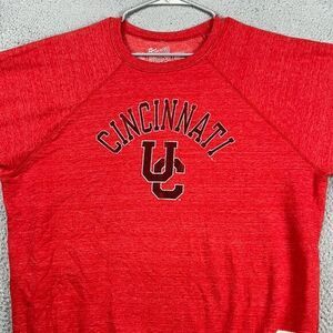 Cincinnati Bearcats Sweater Adult XL Red Crew Neck Sweatshirt Mens‎ Retro Brand